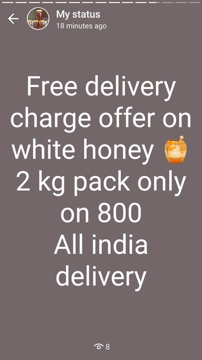 Post image Kavery organic honey. We deliver pure raw unprocessed organic honey in all India delivery by courier. For purchase honey contact or WhatsApp on 7206784164