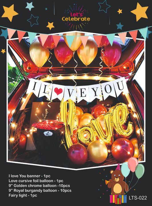 I love you theme decor kit uploaded by business on 2/14/2022
