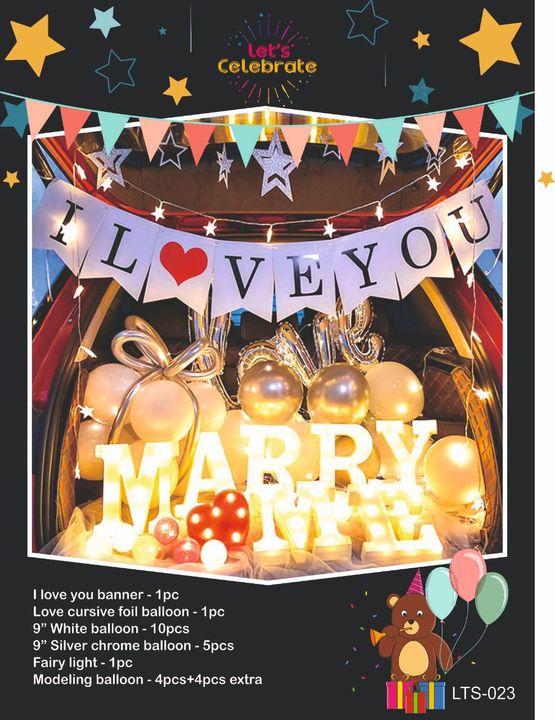I love you theme decor kit uploaded by Indradhanush Events on 2/14/2022