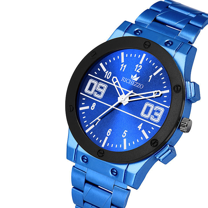 Richezzo Blue Wrist Watch uploaded by LUXURIOUS LIFESTYLE  on 10/8/2020