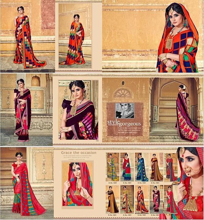 Ladies saree uploaded by business on 10/8/2020