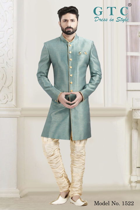 Classic GTC- Indo-Western Sherwani uploaded by AMBE COLLECTIONS  on 2/14/2022