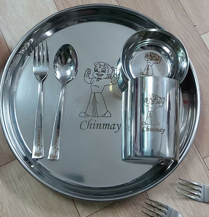 Personalised (Customised) Thali Set uploaded by S A creations on 2/14/2022