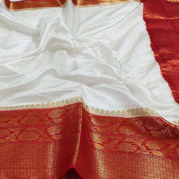 Post image Banarsi Semi dupion saree

Designer Boder and pallu

Soft and light weight saree

Superb quality

For more colour and design
Wp me on 7905901701