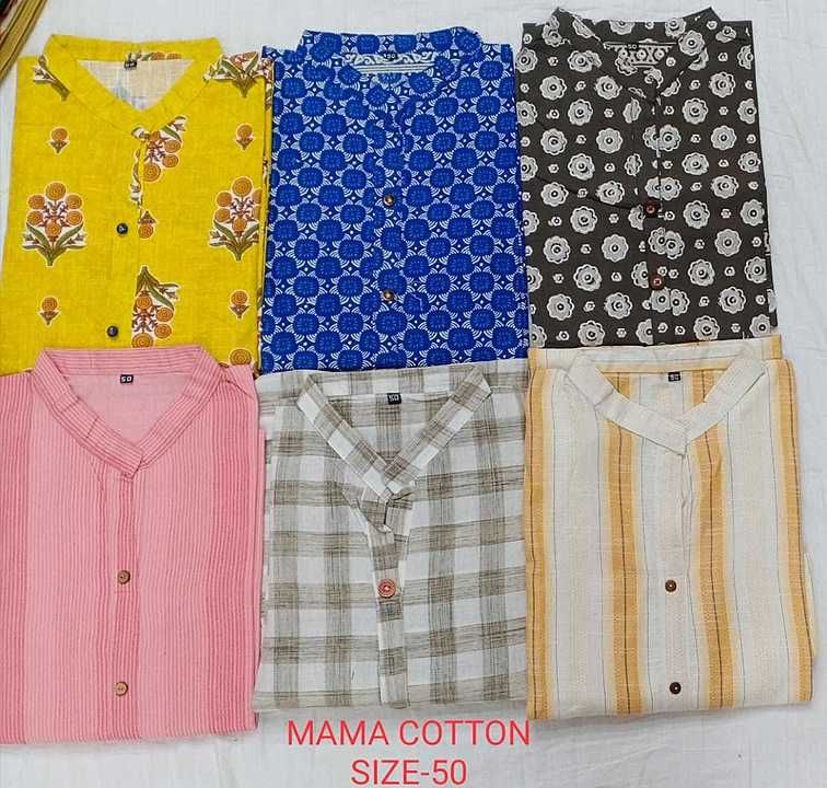 Post image Casual kurties
Fabric - mama cotton 
Length 42 
Good quality 
Size on pic
Rs 420+ ship
(40 for kolkata, 80 for outside)
Cod available in Kolkata only ✅
Minal