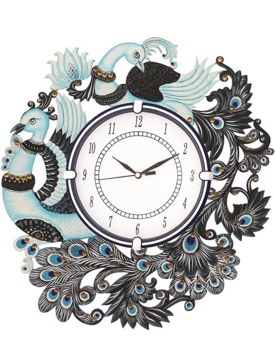 Whitish attractive clock uploaded by AANAHA Home creation  on 2/14/2022