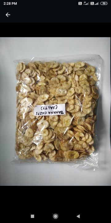 Salted banana chips 1 kg  uploaded by Smr food on 2/14/2022