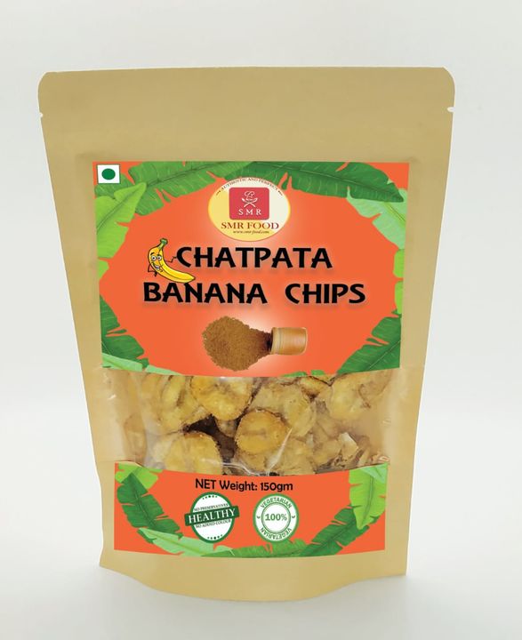 Chatpata banana chips 150gm uploaded by Smr food on 2/14/2022