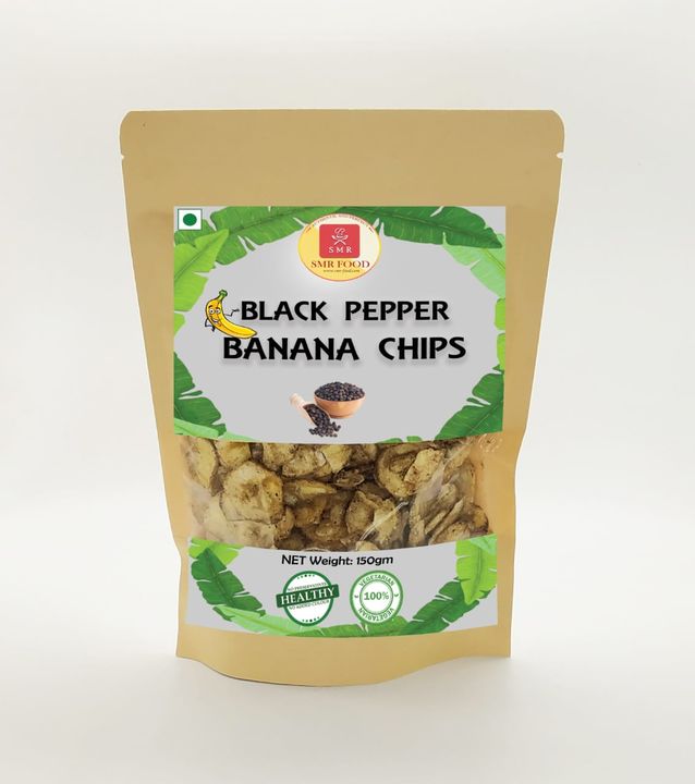 Black pepper banana chips 150g uploaded by Smr food on 2/14/2022