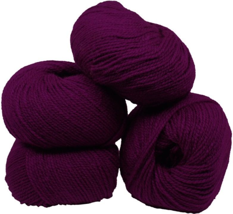 Royal Villa Original Knitting Yarn Wool-2 Ply- Deep Purple Woolen Crochet Yarn Thread.  uploaded by business on 2/14/2022