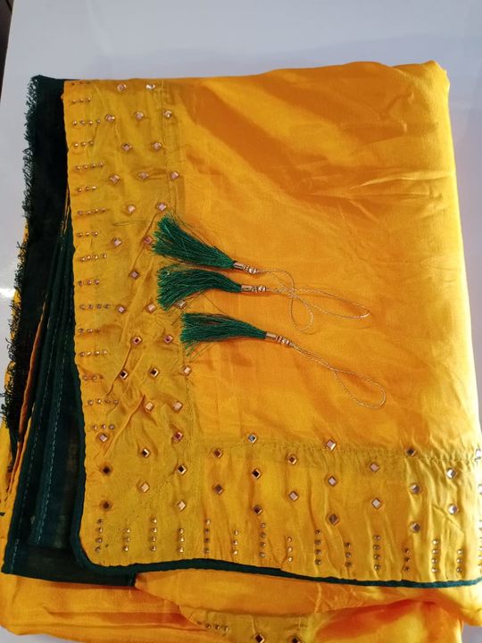 Yellow silk saree uploaded by SAGAR COMMUNICATION on 2/14/2022