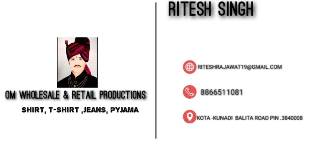 Visiting card store images of Om wholesale production
