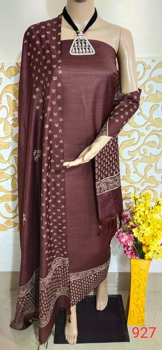 Post image 👆 RE-STOCK
➡️HAND BLOCK PRINT SUIT
➡️ALL OVER SAME COLOR 
➡️💯% HEAVY QUALITY
➡️FABRIC:- KATAN SALAB
➡️FREE SIZE:-TOP, BOTTOM AND DUPATTA
➡️@980 free shipping
➡️ UNLIMITED STOCK
➡️NOTE:-ONLY DRY CLEAN 9873903531 = 7631047275