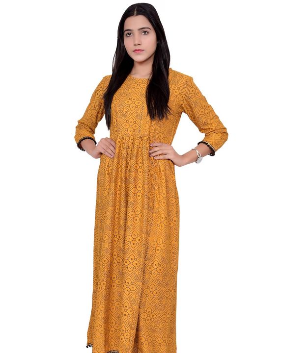 Long gown kurti, uploaded by JHELEM TRADING COMPANY on 2/14/2022