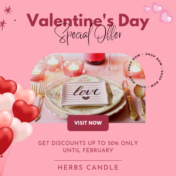 Post image We are celebrating valentine's day for whole this month and 50% off on every product