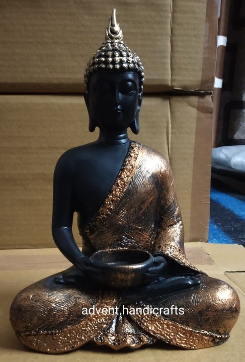 Tea light buddha uploaded by Advent Handicrafts on 2/15/2022