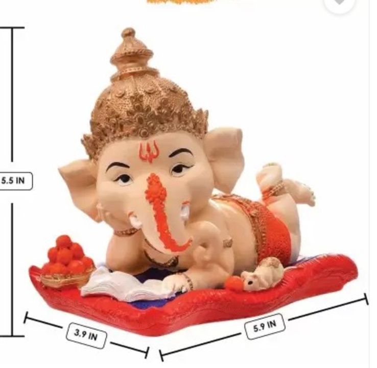 Book reading ganesh uploaded by Advent Handicrafts on 2/15/2022