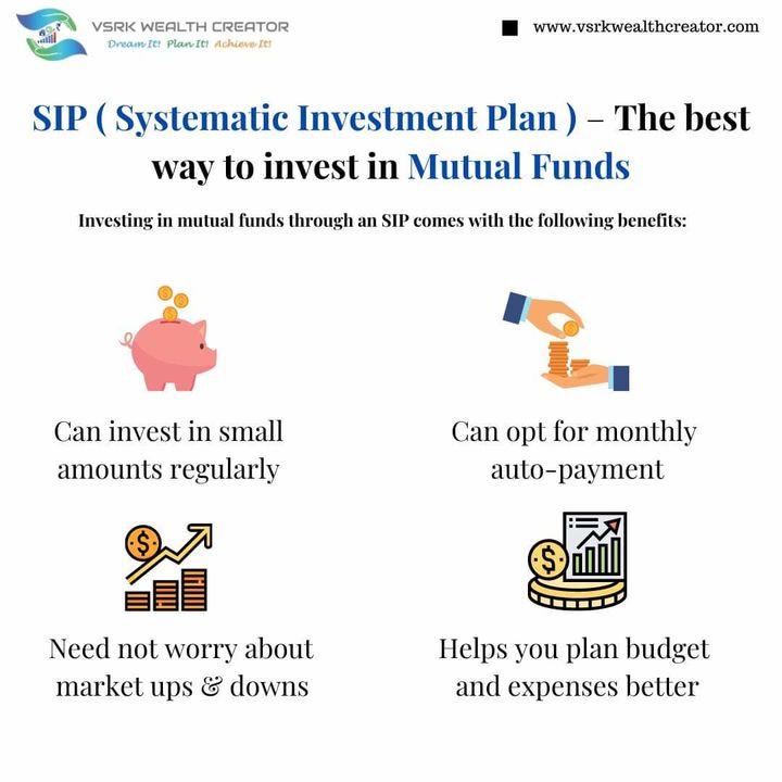 Post image SIP allows to invest a small amount of money 💵 periodically (quarterly, monthly, weekly ) in the selected mutual fund.Investing through SIP helps you stagger your investments over a period and gives you the benefit of Rupee cost averaging.Even if you are a safe investor you can start with your SIPs in mutual funds. It will save you from the hassle of timing the market...Happy Investing!....#SIPs #SIPInvestments #Investing #InvestingTips #Invest #InvestmentStrategies #MutualFunds #MutualFundInvestments #FinancialLiteracy #Wealth #Money #PersonalFinance #Savings #Investments #InvestingForYourFutureself