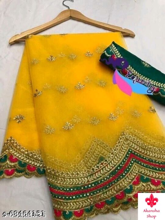 Trendy refined saree uploaded by Gaveeta shope on 2/15/2022