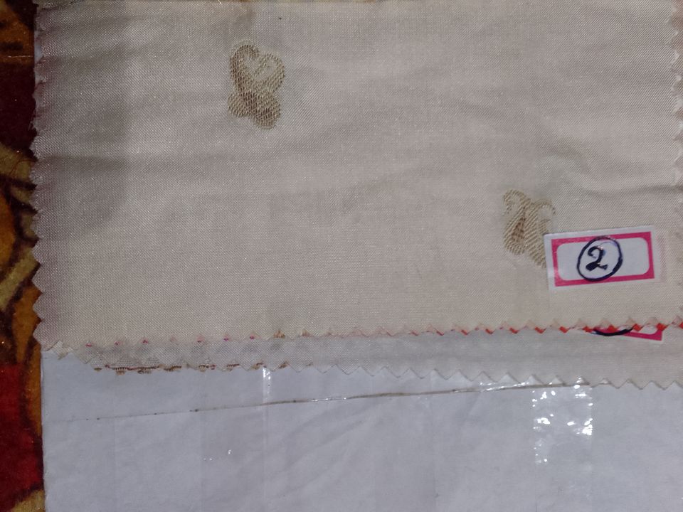 Post image Pure katan by katan butidaar silk  fabrics lenth 45 inch  quality 55 gram per meter 800