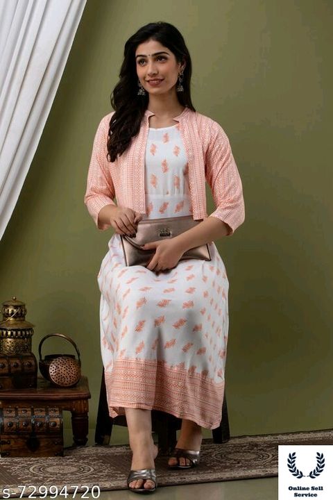 Aishani Graceful Kurtis*
Fabric: Rayon uploaded by business on 2/15/2022