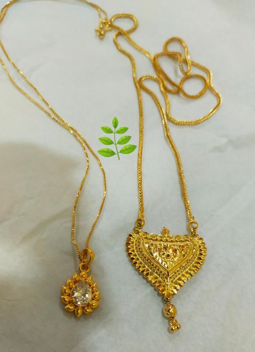 Gold plated chain uploaded by Nisha's Collections on 2/15/2022
