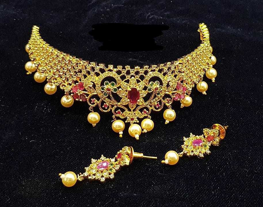 Cz chocker set uploaded by Reenicollections  on 10/8/2020