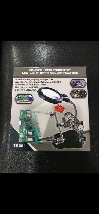TE-801 MAGNIFYING GLASS WITH STAND uploaded by SATYA ENTERPRISES  on 2/16/2022