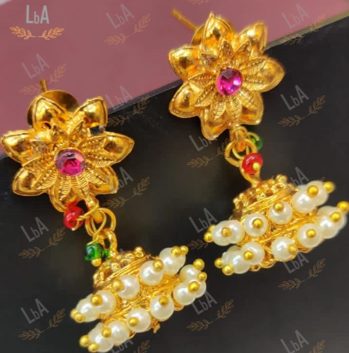 Post image *Copper Karvari zuba earrings* *Just @rs.250+$*🥳🥳🥳🥳🥳