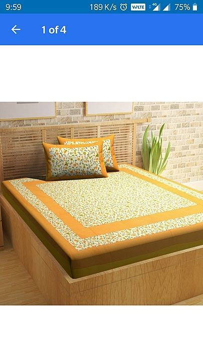Trendy Cotton 100 X 90 Double Bedsheets

Fabric: Cotton
No. Of Pillow Covers: 2
Thread Count: 140
 uploaded by business on 6/11/2020