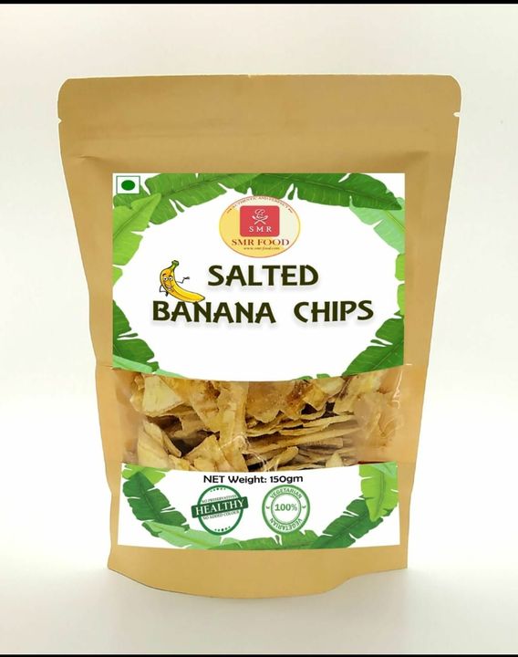 Salted banana chips 150gm uploaded by Smr food on 2/16/2022