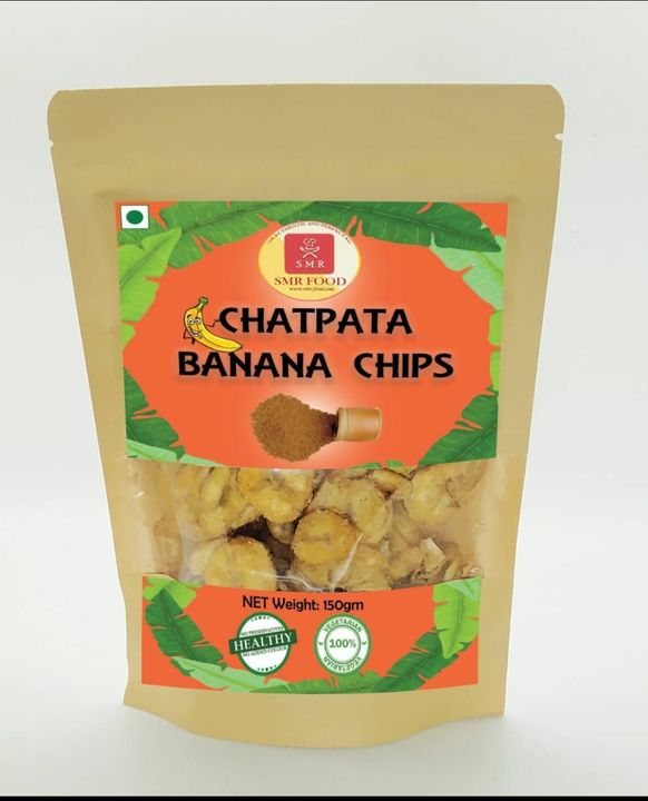 Chatpata banana chips 150gm uploaded by Smr food on 2/16/2022