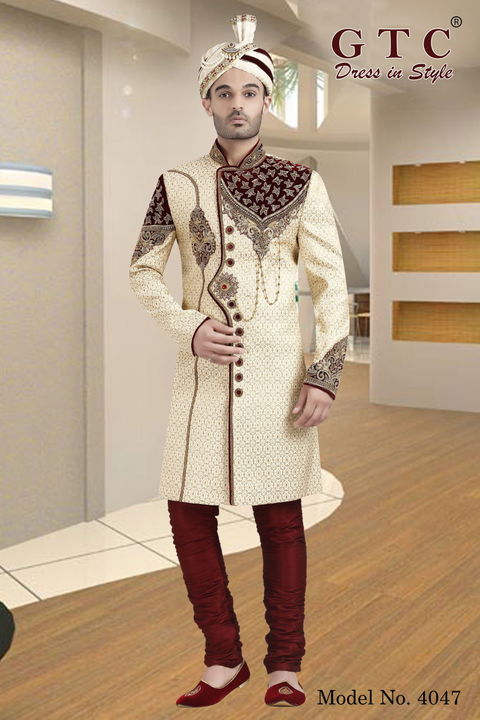 Majestic GTC- Exclusive & Wedding Sherwani uploaded by AMBE COLLECTIONS  on 2/16/2022