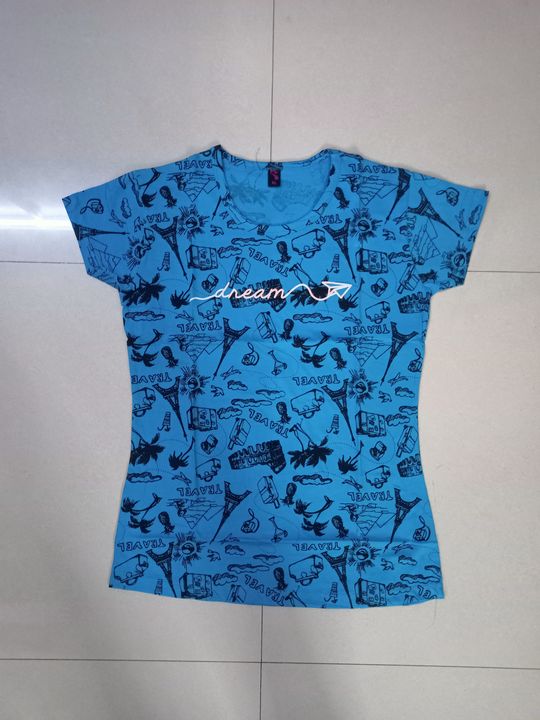 Ladies tshirt uploaded by Siva creation on 2/16/2022