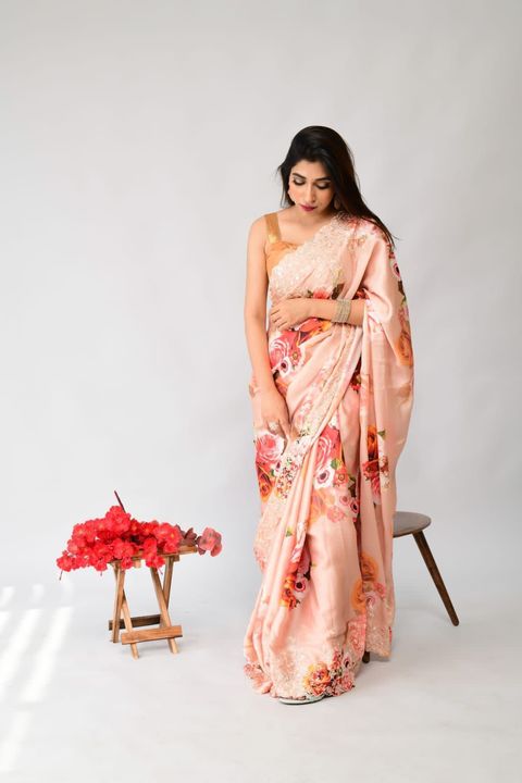 Sattin Georgette sarees uploaded by Beyond Trends on 2/16/2022