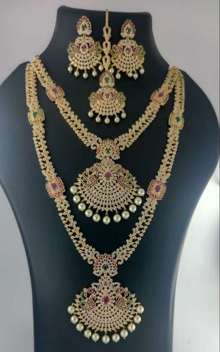 Jewellery sets uploaded by Geethu collections on 2/16/2022