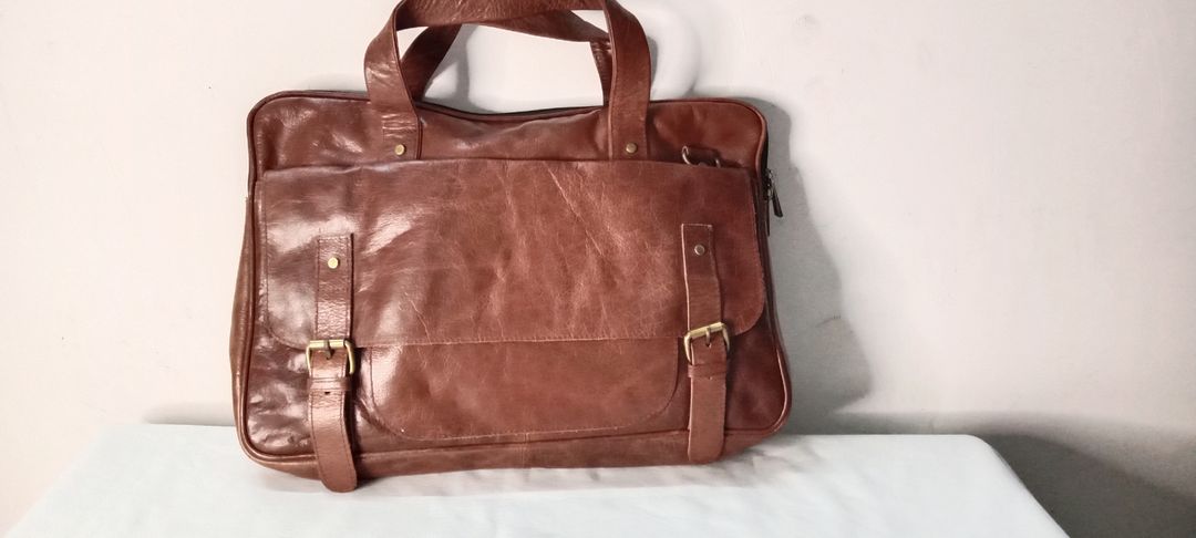 Laptop bag 💼 uploaded by Mirzan Leather crafts on 2/16/2022