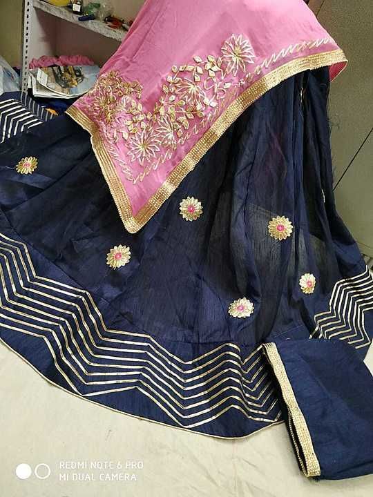 👆🏻👆🏻👆🏻👆🏻👆🏻👆🏻👆🏻👆🏻👆🏻
*New Beautiful Lehnga Collection* 
Dupatta : Pure Jorjat odani  uploaded by Saransh wholesale saree and kurti on 10/8/2020