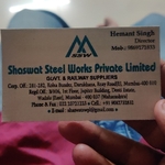 Business logo of Shaswat steel work Pvt Ltd