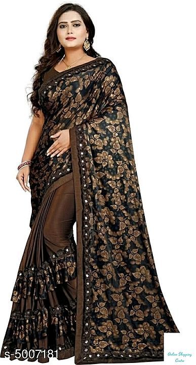 Trendy Women's Banglori Silk Saree uploaded by business on 10/9/2020