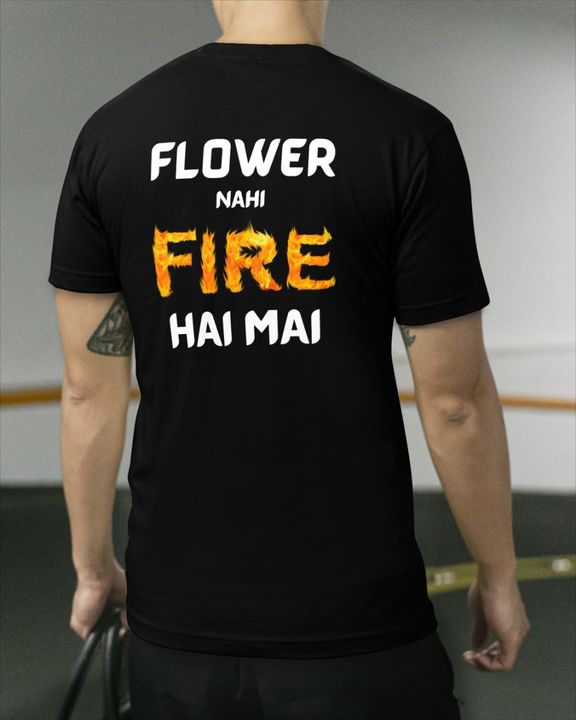 Flower NAHI Fire Hea Printed T-shirt  uploaded by ALM COMPANY.  on 2/17/2022
