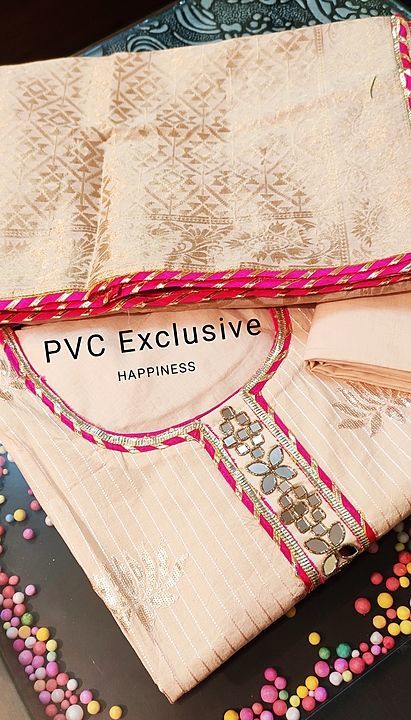 *PVC EXCLUSIVE SOLO COLOUR*🎊🎉🎉
👁️‍🗨️Fine cotton semistitched shirt sequence work on top with ha uploaded by PVCOLLECTION on 10/9/2020