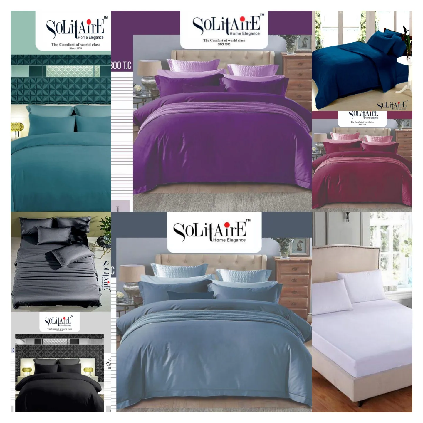 Solitaire double bed bedsheet uploaded by SIMMI INTERNATIONAL on 2/17/2022