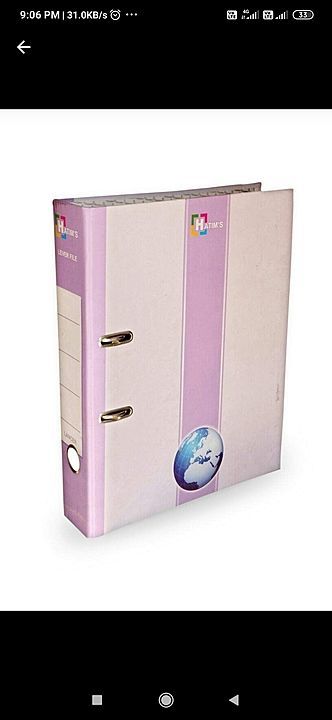 Box File Lancer (multi colou, laminated high quality button clip with rado locking).18%GST P&F Extra uploaded by MS Stationery Products on 6/11/2020