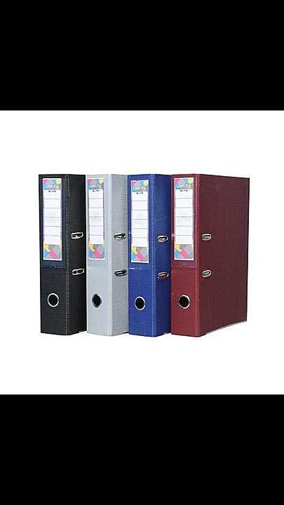 Box File No.1110 (PVC coated high quality button clip with rado locking). 18%GST, P&F Extra uploaded by business on 6/11/2020