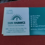 Business logo of Sun fabrics