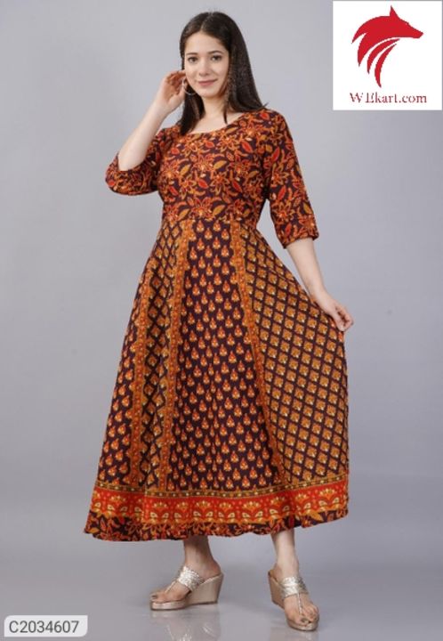 Post image cotton printed kurta
 Special Printed Cotton Gown
*Details:*Description: 1 Piece of Gown Fabric: Cotton Size; Bust (In Inches): Free Size upto XXL-44 Length:50 In. Sleeves: Half Sleeves Type: Stitched Work: Printed
Designs(डिज़ाइन): 8
💥 *FREE Shipping* (फ्री शिपिंग)💥 *FREE COD* (फ्री केश ऑन डिलीवरी)💥 *FREE Return &amp; 100% Refund* (फ्री रिटर्न और 100% रिफंड)🚚 *Delivery*: Within 7 days (डिलीवरी 7 दिनों में)
*Buy online