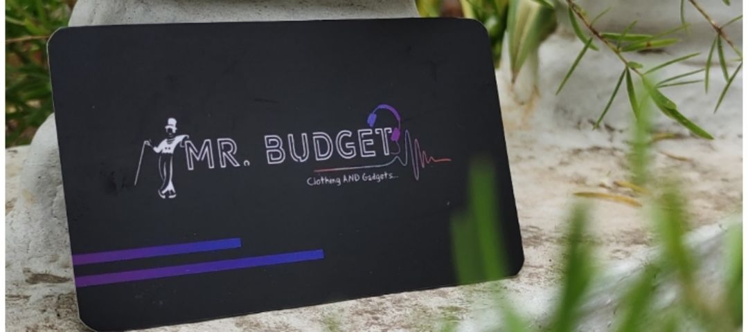 Visiting card store images of Mr.BUDGET