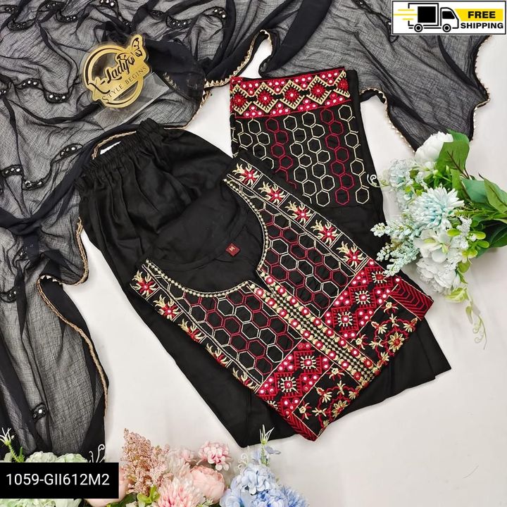 Top plazo duppata uploaded by Dhaarmi Fashion on 2/17/2022