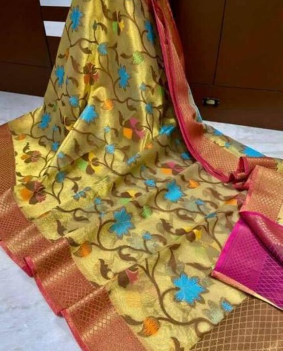 Banarasi tissue Silk saree uploaded by Fashion Fabricks on 2/17/2022
